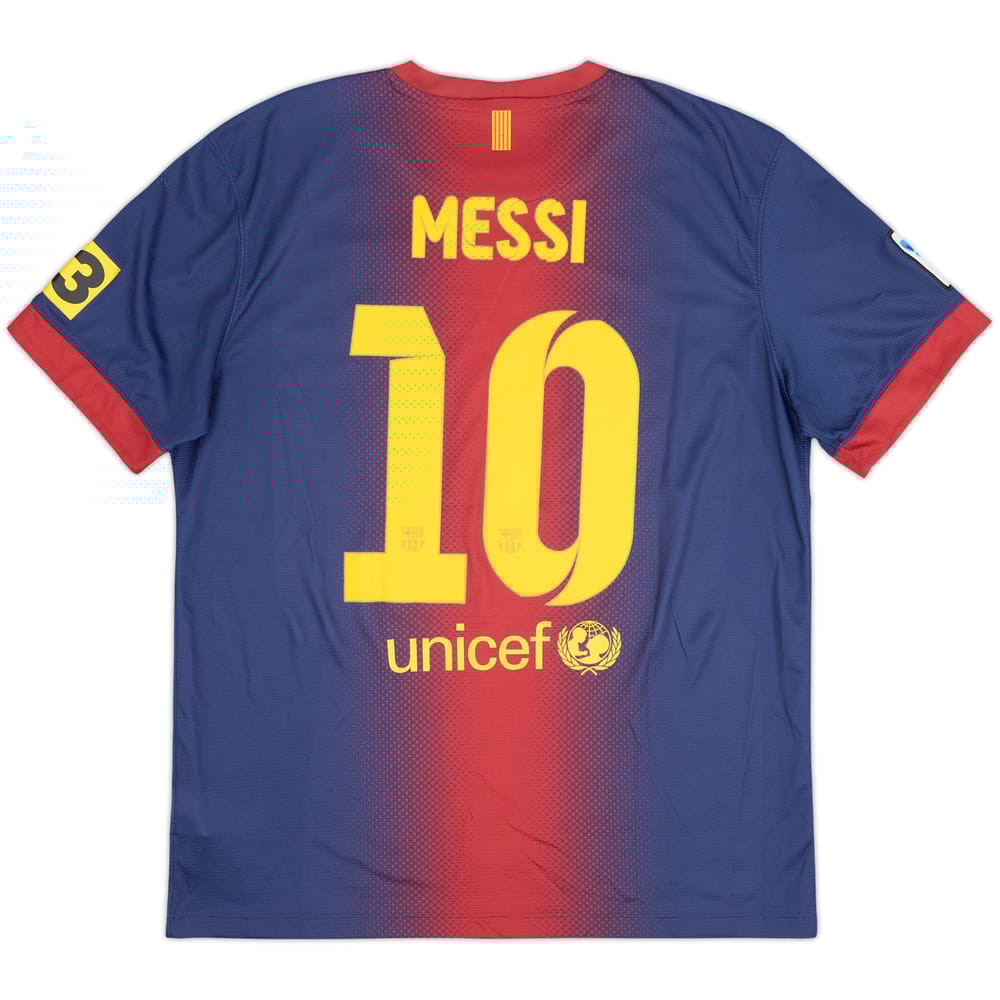 2012-13 Barcelona Camiseta Local Messi #10 - 8/10 - (L)