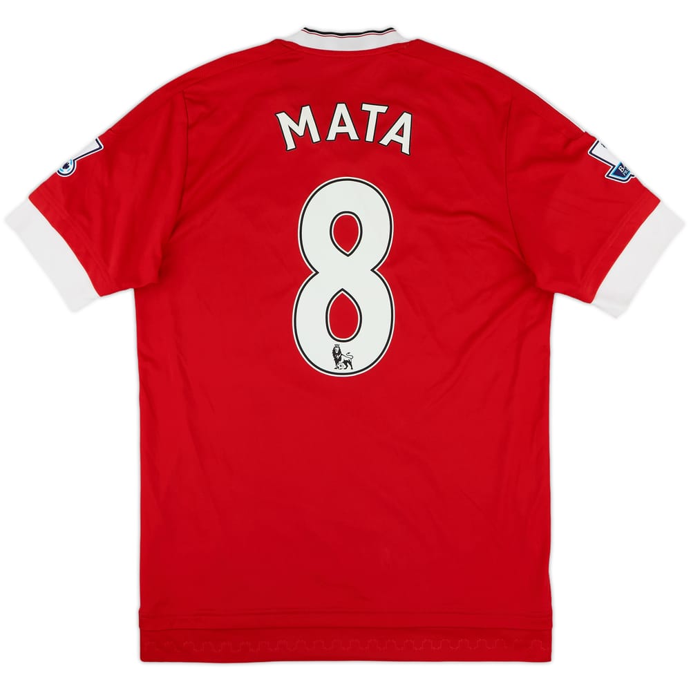 2015-16 Manchester United Home Shirt Mata #8 - 8/10 - (S)
