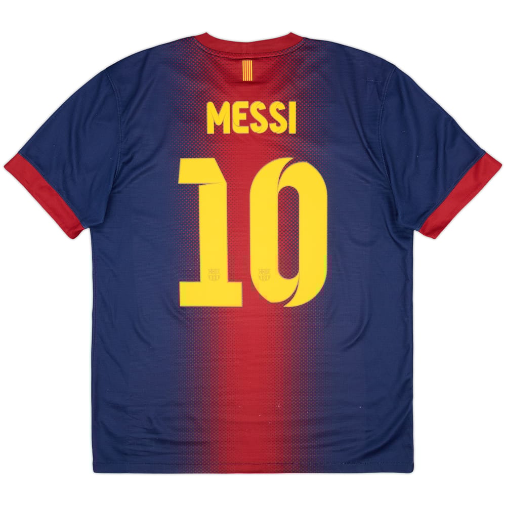 2012-13 Barcelona Player Issue Home Shirt Messi #10 - 6/10 - (L)
