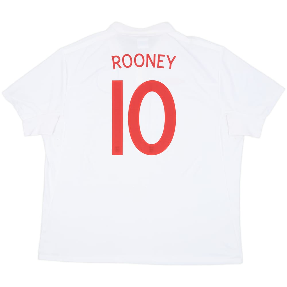 2009-10 England Home Shirt Rooney #10 - 10/10 - (3XL)