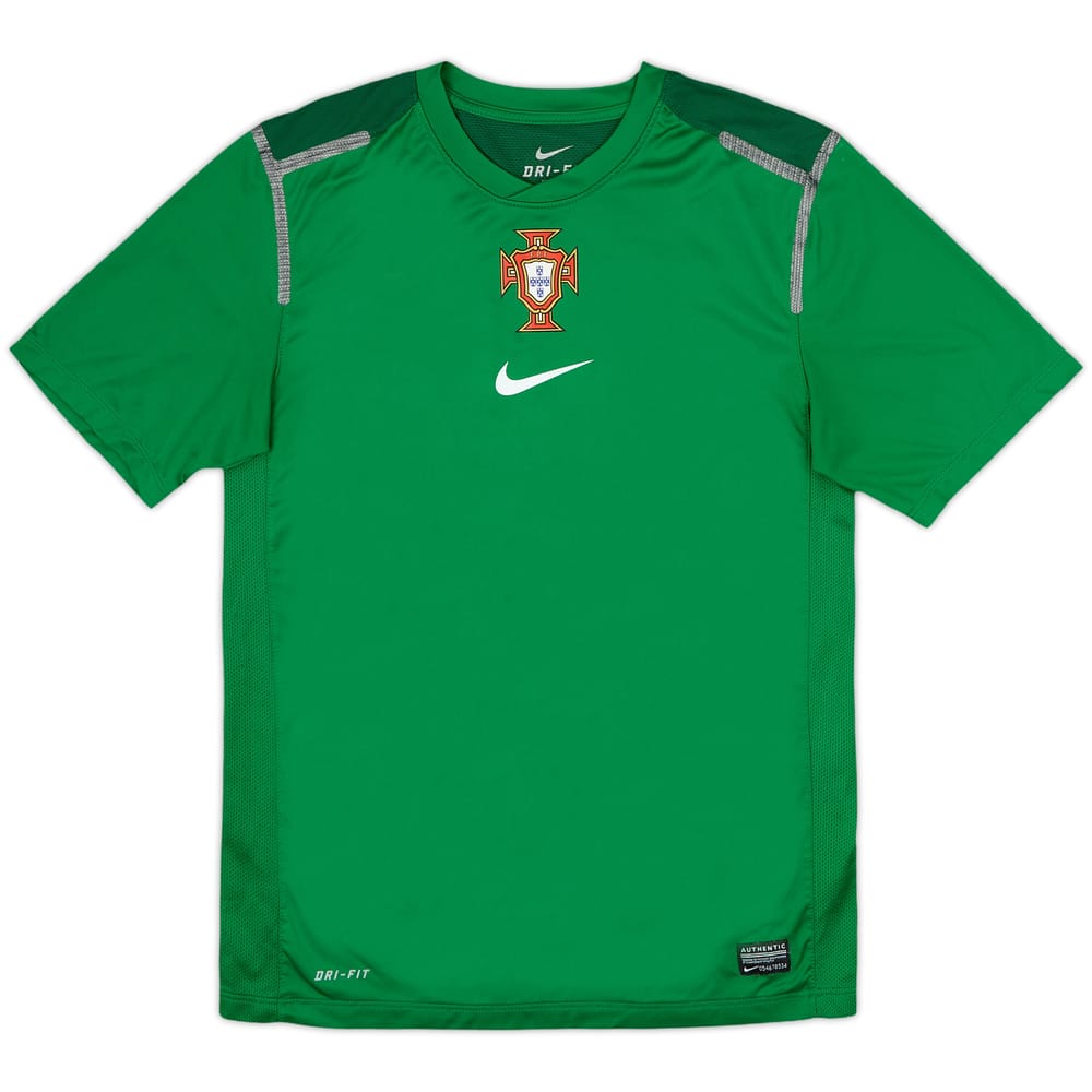 2012-14 Portugal Nike Player Issue Training Shirt - 9/10 - (S)