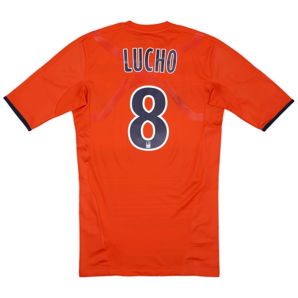 2011-12 Olympique Marseille Player Issue TechFit Third Shirt Lucho #8 (L)