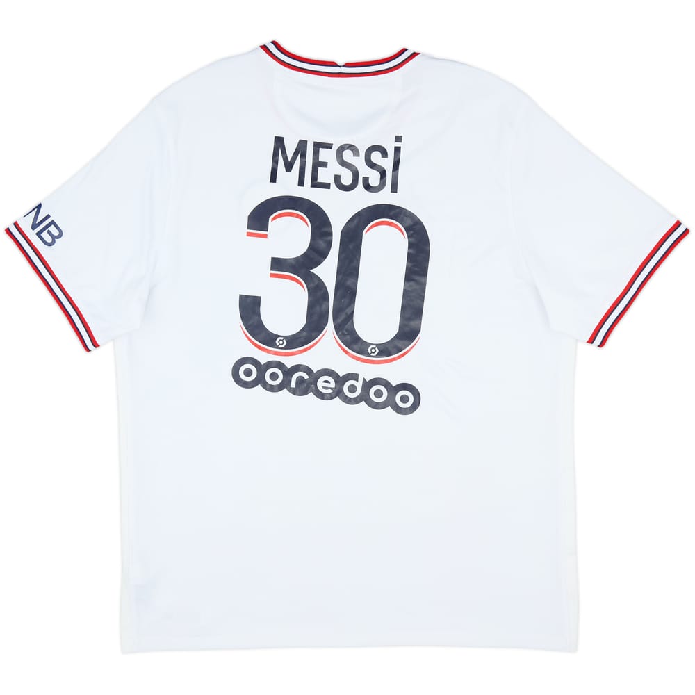2021-22 Paris Saint-Germain Fourth Shirt Messi #30 - 6/10 - (XL)