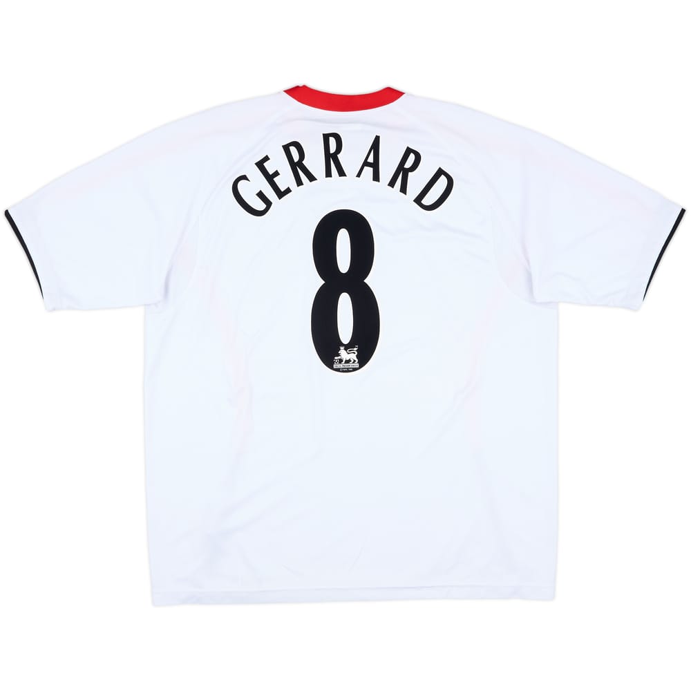 2005-06 Liverpool Away Shirt Gerrard #8 - 8/10 - (XL)