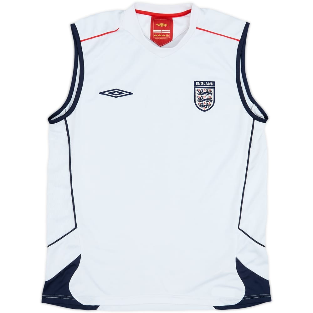 2004-05 England Umbro Training Vest - 8/10 - (L)