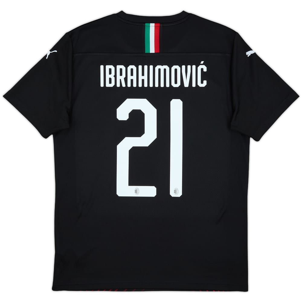 2019-20 AC Milan Third Shirt Ibrahimovic #21 - 8/10 - (M)
