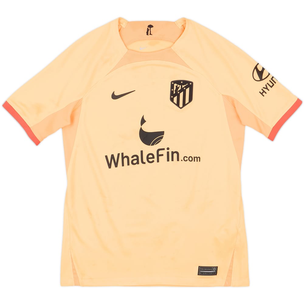 2022-23 Atletico Madrid Third Shirt - 5/10 - (L.Boys)