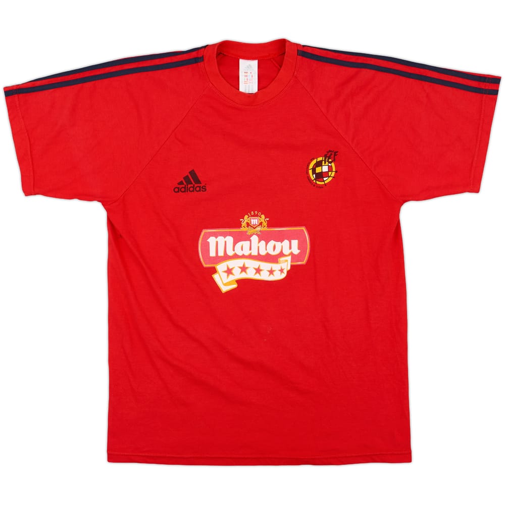 2000-01 Spain adidas Player Issue Cotton Tee - 6/10 - (L)