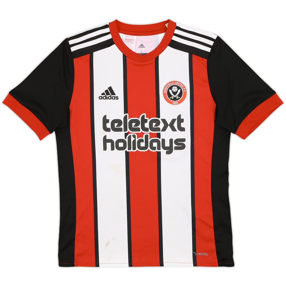 2017-18 Sheffield United Home Shirt - 6/10 - (L.Boys)