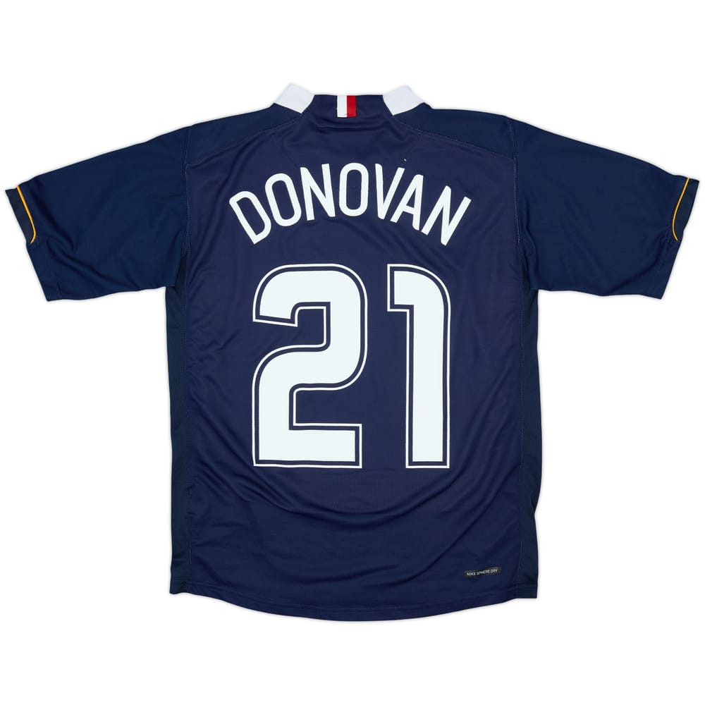 2006-07 USA Away Shirt Donovan #21 - 9/10 - (XL.Boys)