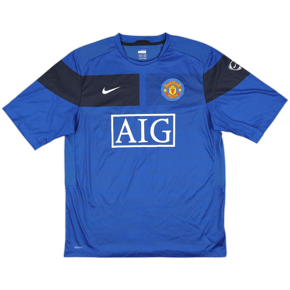 2009-10 Manchester United Nike Training Shirt - 10/10 - (L)