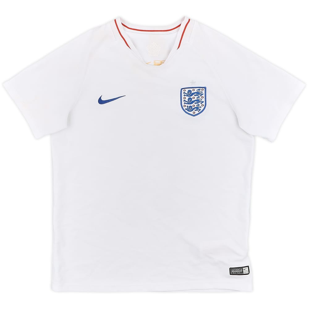 2018-19 England Home Shirt - 8/10 - (6-8 Years)
