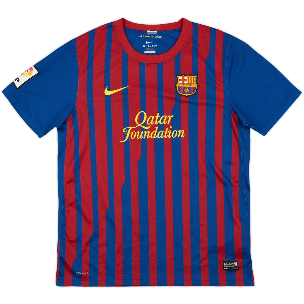 2011-12 Barcelona Home Shirt - 10/10 - (XL.Boys)