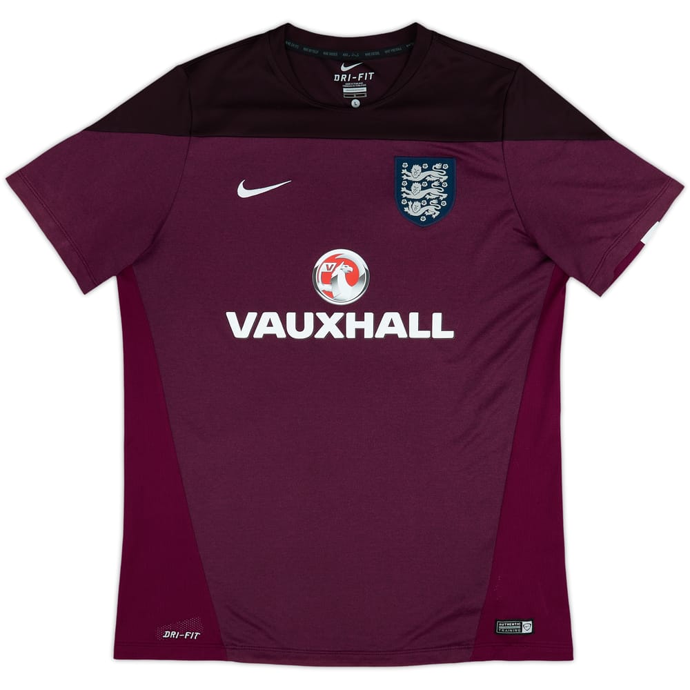 2014-16 England Nike Training Shirt - 9/10 - (L)