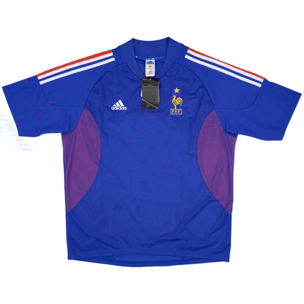 2002-04 France 'Signed' Home Shirt (XL)