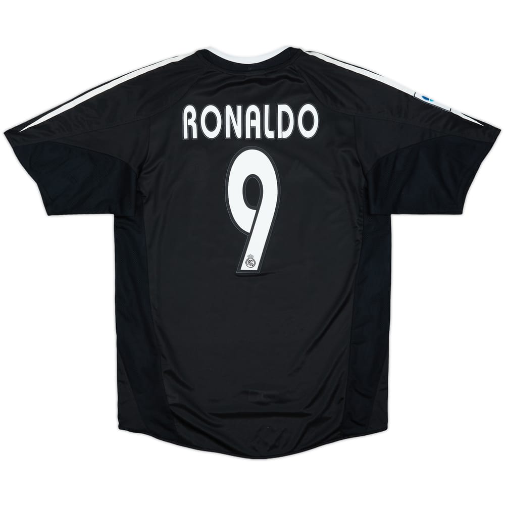 2004-05 Real Madrid Away Shirt Ronaldo #9 (S)