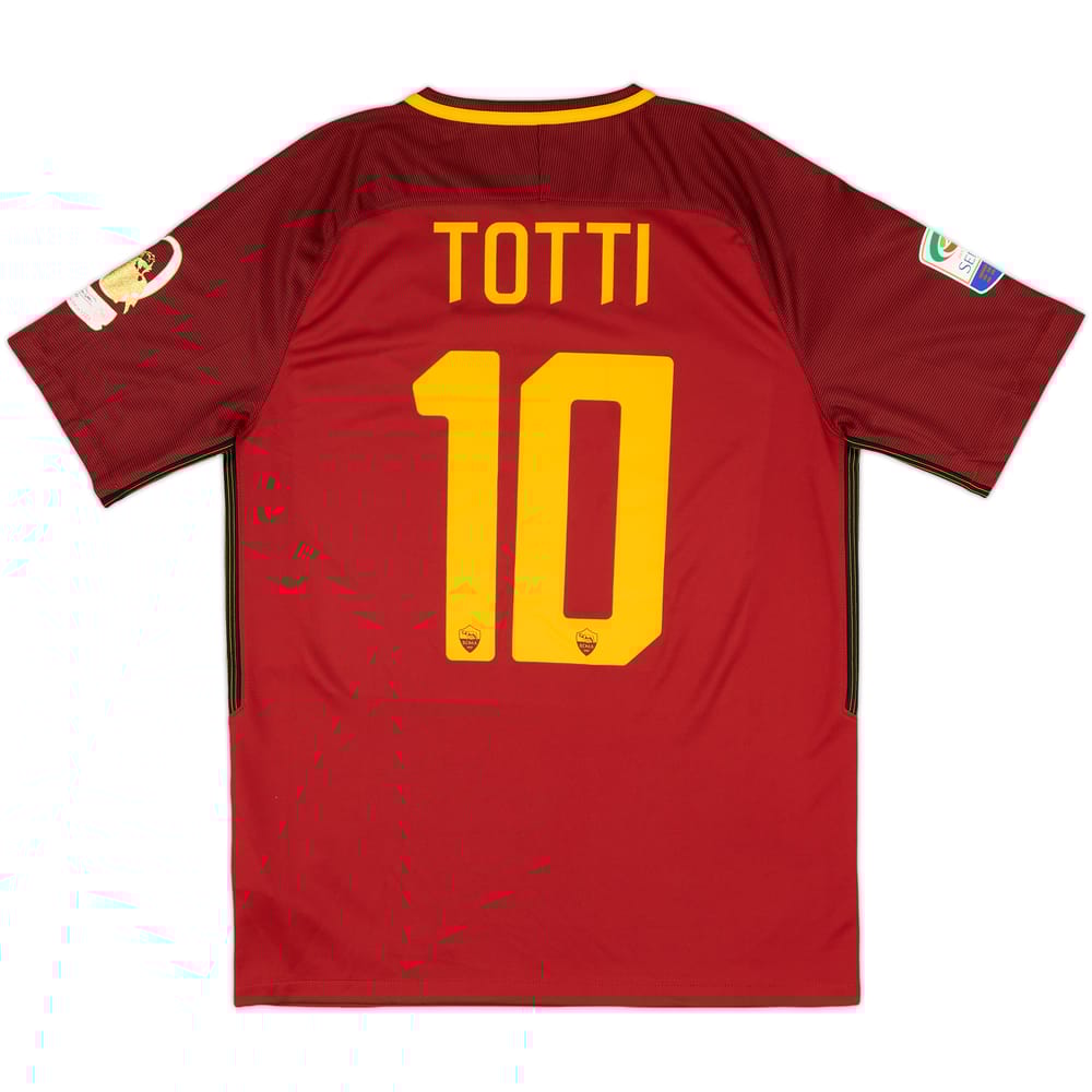 2017-18 Roma Special Tribute Home Shirt Totti #10 (M)