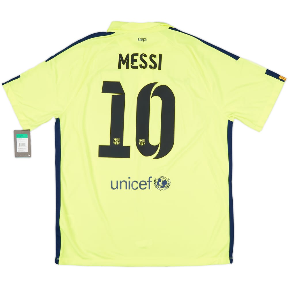 2014-15 Barcelona Third Shirt Messi #10 (XL)