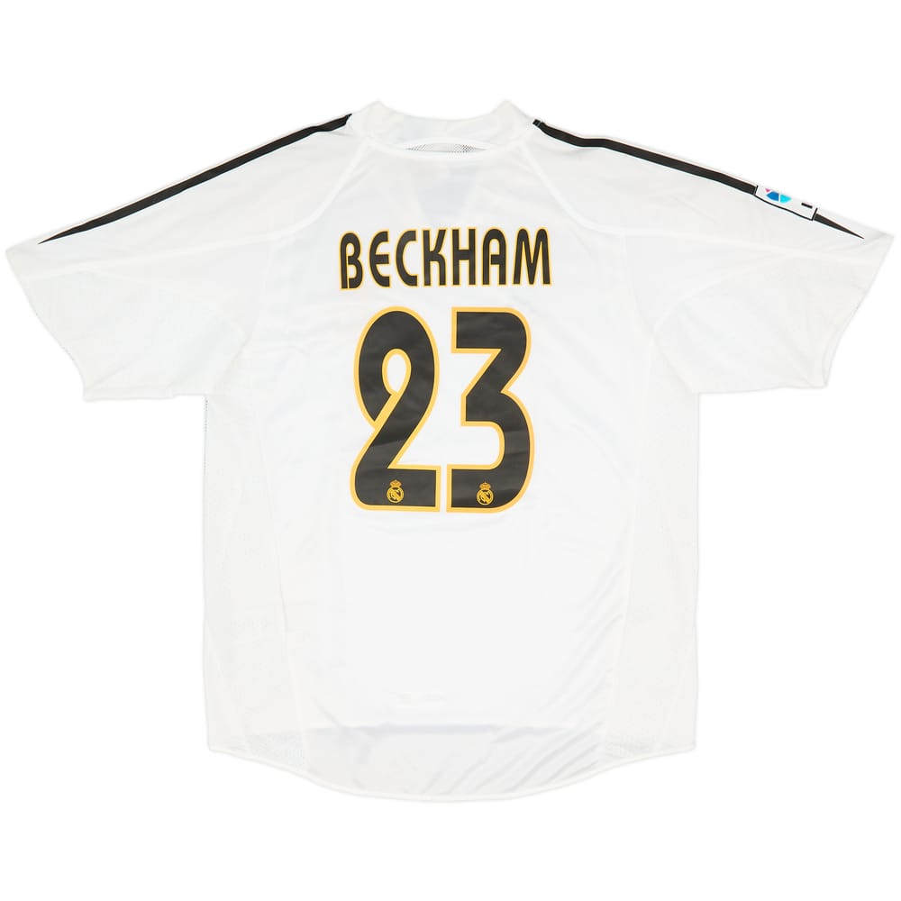 2004-05 Real Madrid Home Shirt Beckham #23 (M)