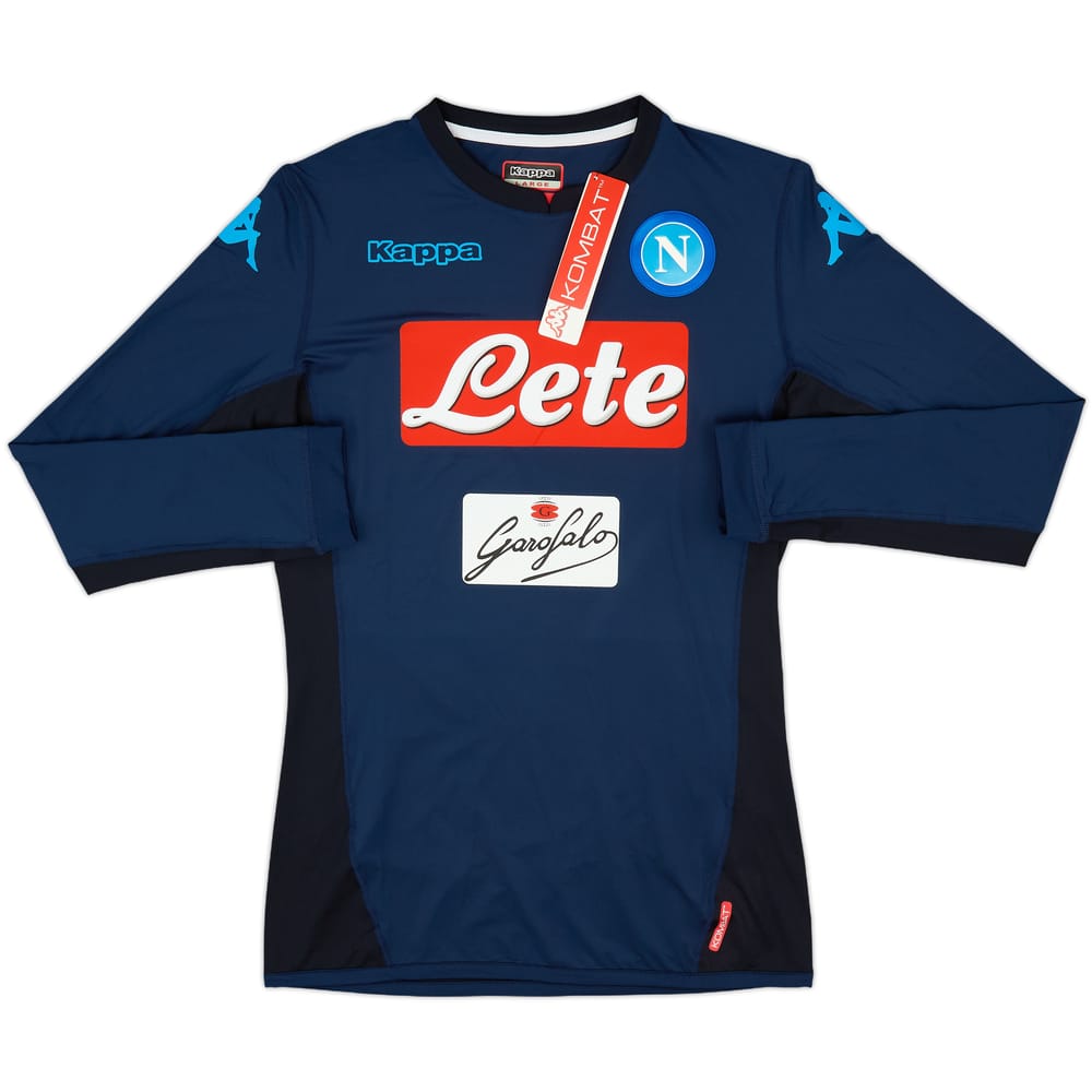 2017-19 Napoli Authentic Third L/S Shirt (L)