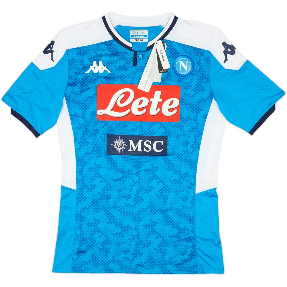 2019-20 Napoli Authentic Home Shirt (L)