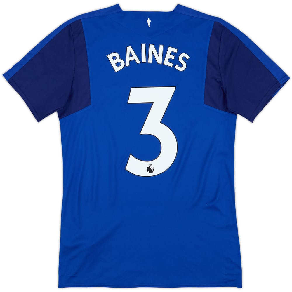 2017-18 Everton Home Shirt Baines #3 (S)