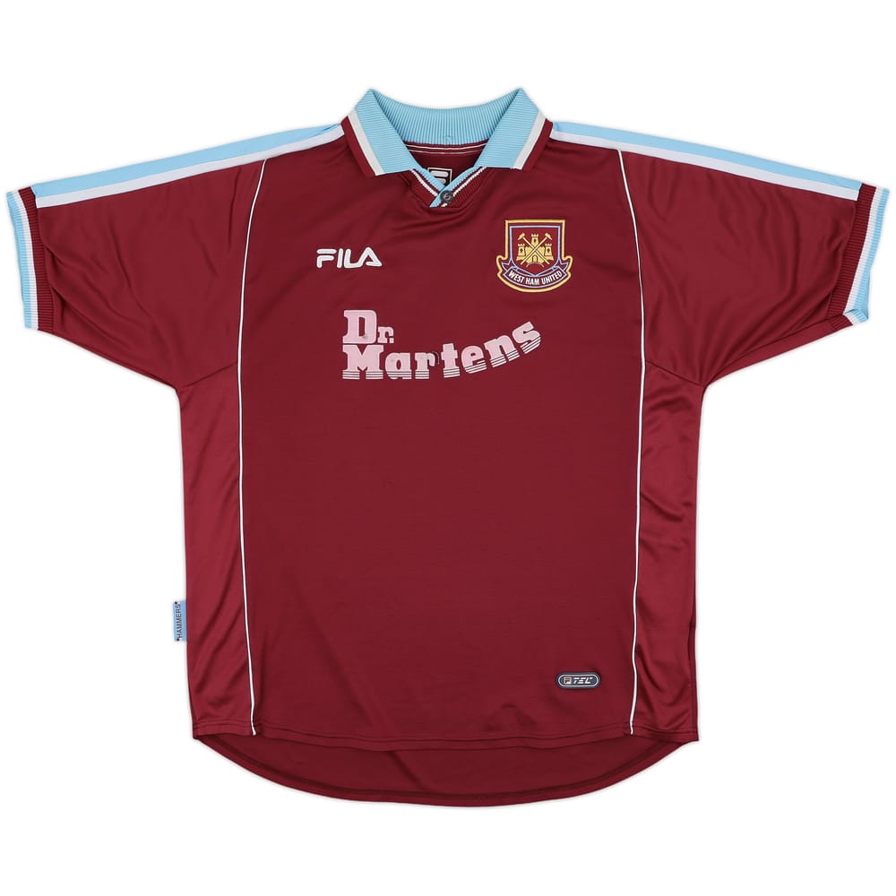 1999-01 West Ham Home Shirt #9 - 5/10 - (XL)
