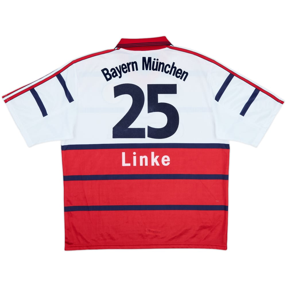 1998-00 Bayern Munich Away Shirt Linke #25 - 9/10 - (XL)
