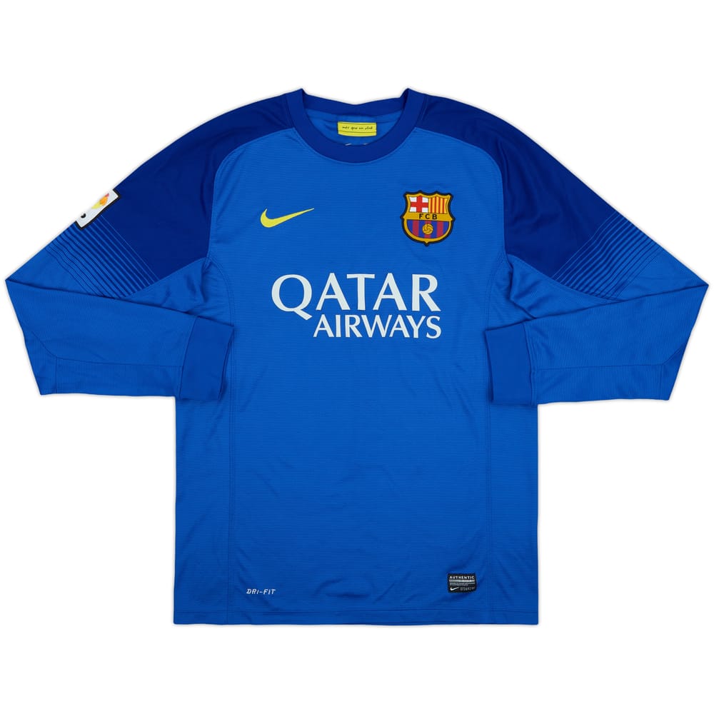 2013-14 Barcelona GK Shirt - 9/10 - (S)