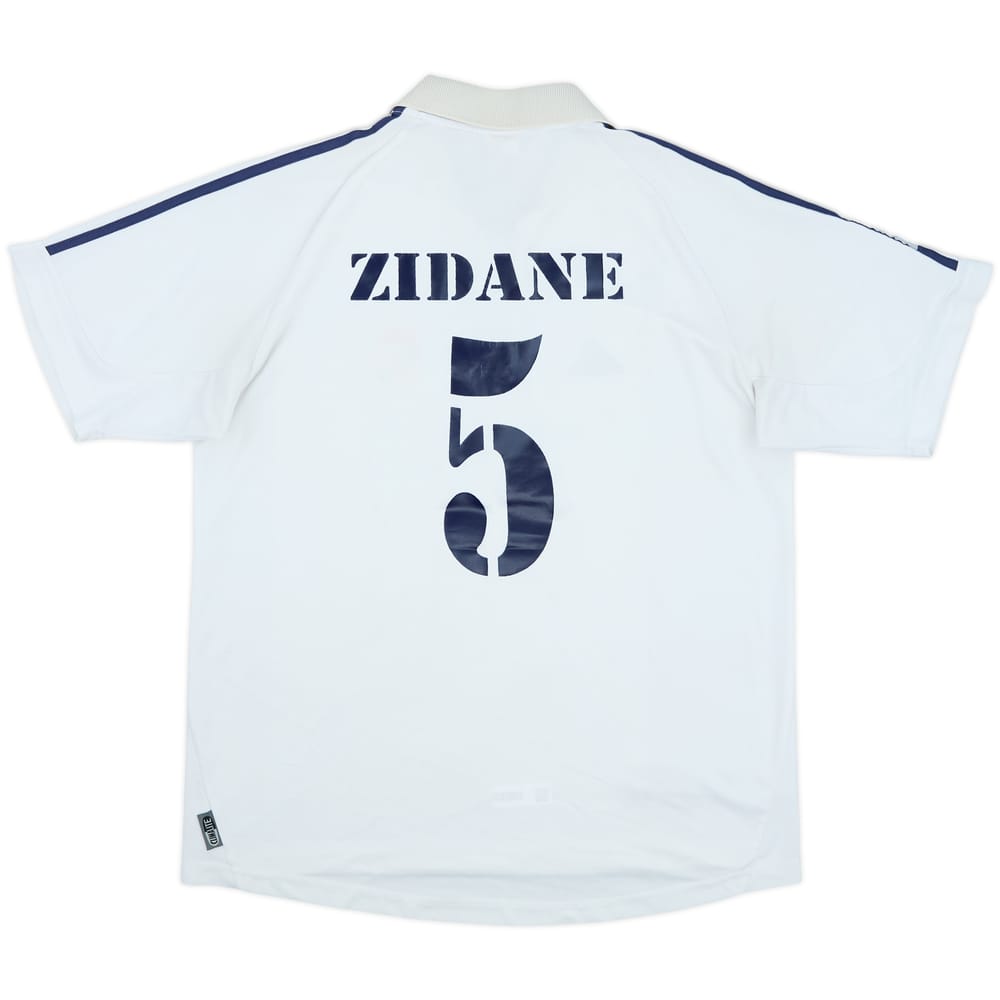 2001 Real Madrid Home Shirt Zidane #5 - 6/10 - (M)