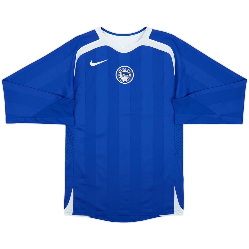 2006-07 Hertha Berlin Home L/S Shirt - 9/10 - (S)