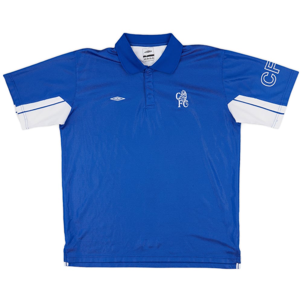 2002-03 Chelsea Umbro Polo Shirt - 9/10 - (XL)