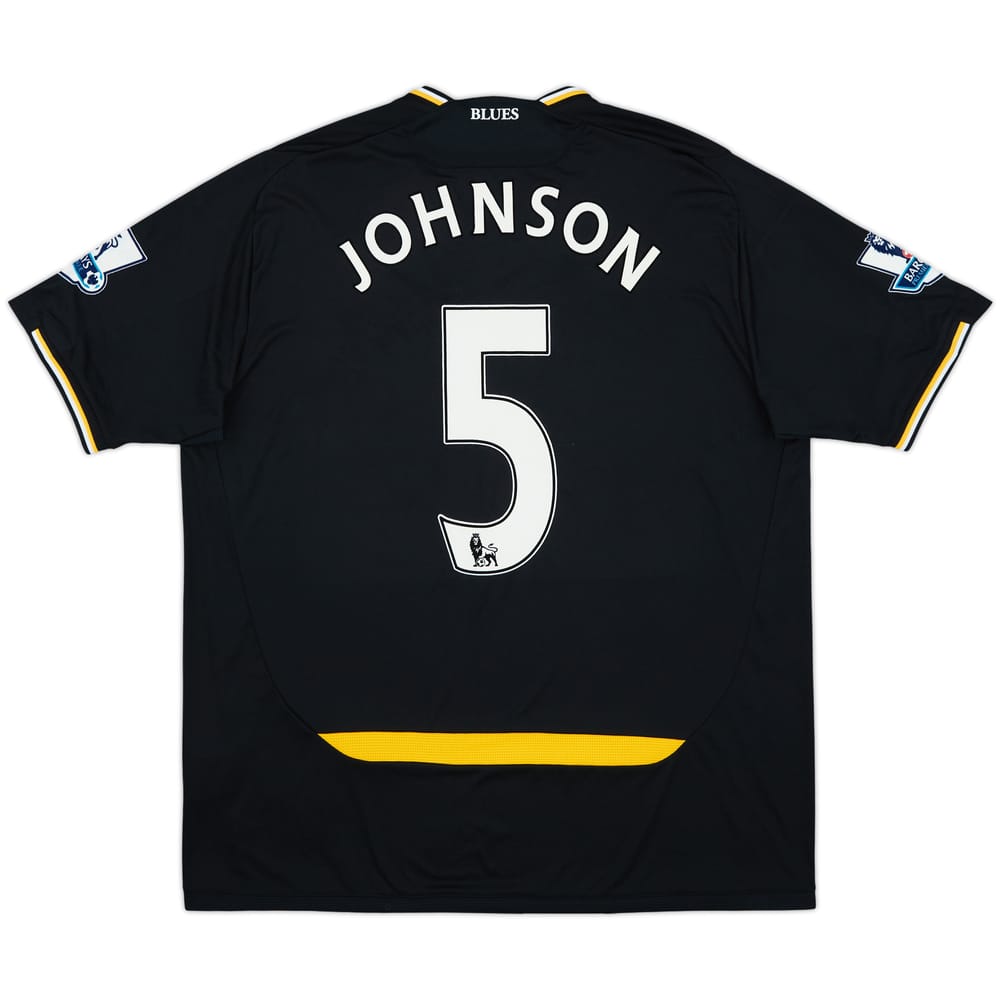 2009-10 Birmingham Away Shirt Johnson #5 - 8/10 - (L)
