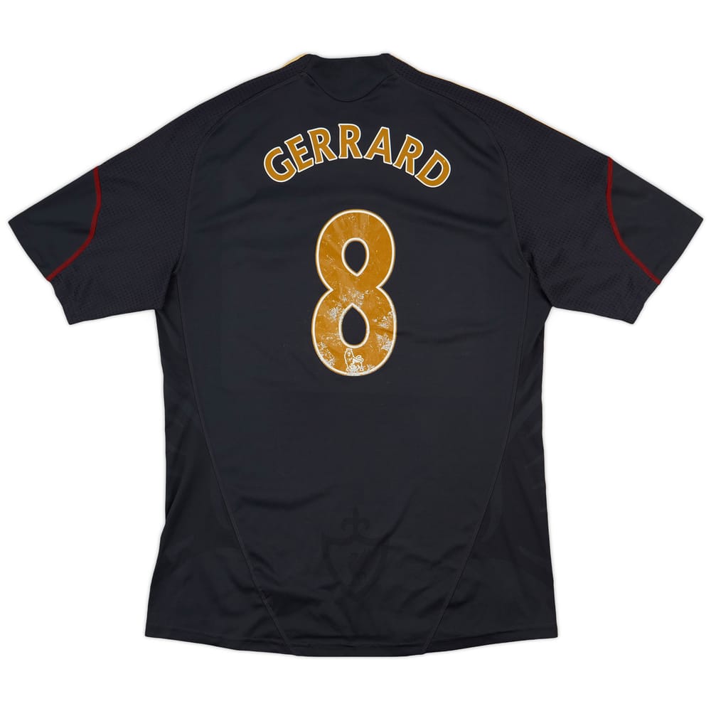 2009-10 Liverpool Away Shirt Gerrard #8 - 5/10 - (L)