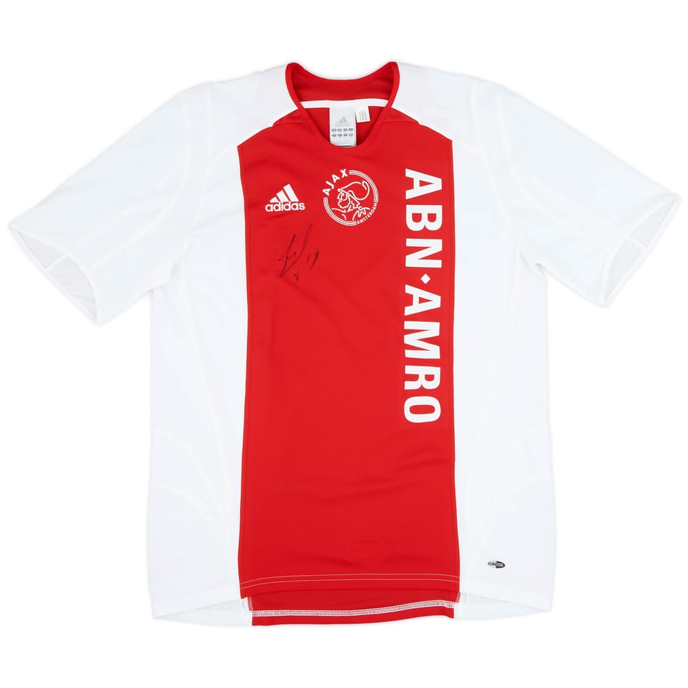 2005-06 Ajax Signed Home Shirt - 9/10 - (M)