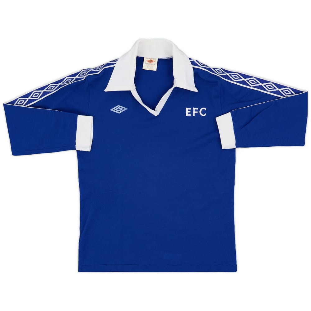 1976-78 Everton Home L/S Shirt - 8/10 - (M)