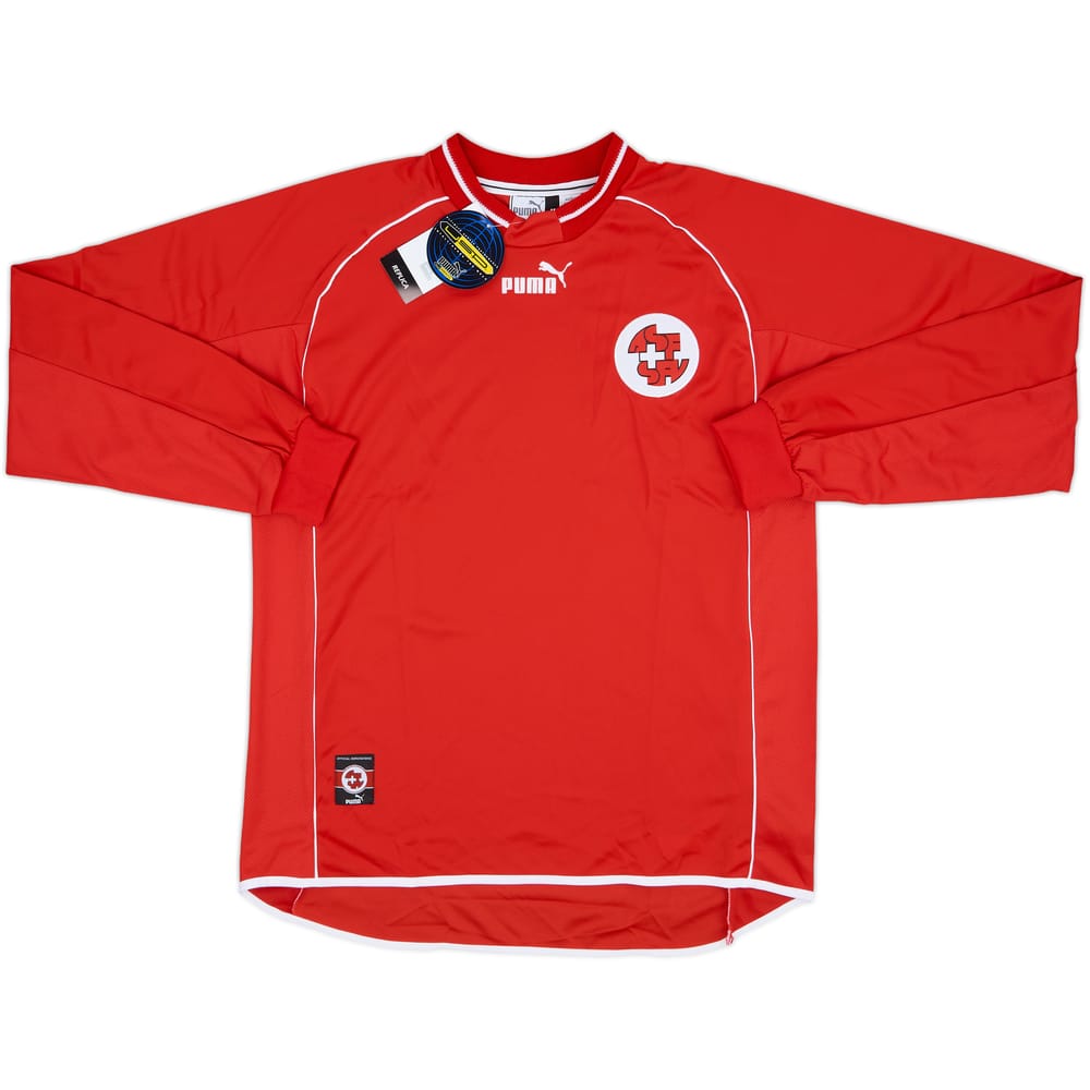 2000-01 Switzerland Home L/S Shirt (M)