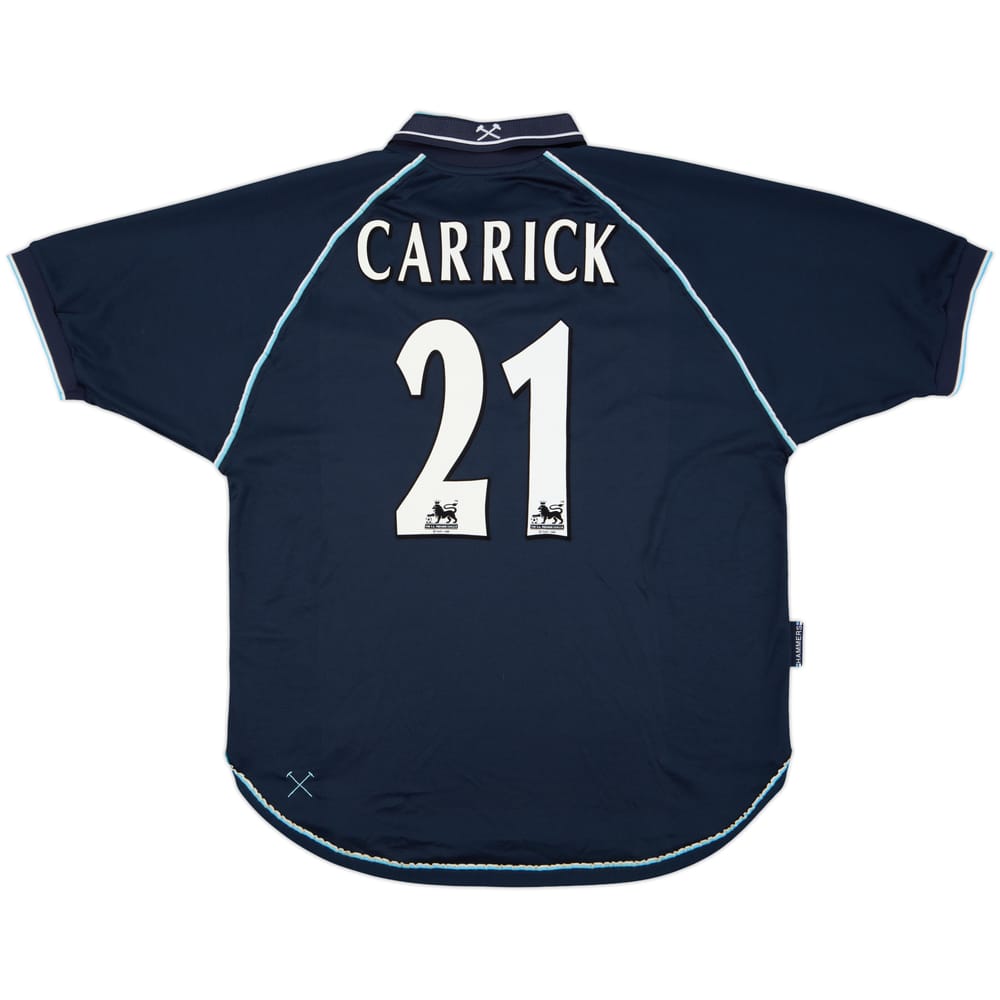 1999-01 West Ham Third Shirt Carrick #21 (XL)