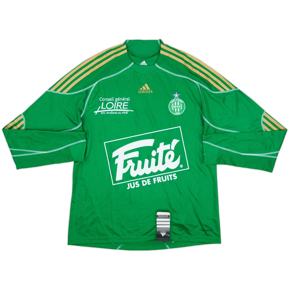 2009-10 Saint Etienne Player Issue Home L/S Shirt (L)