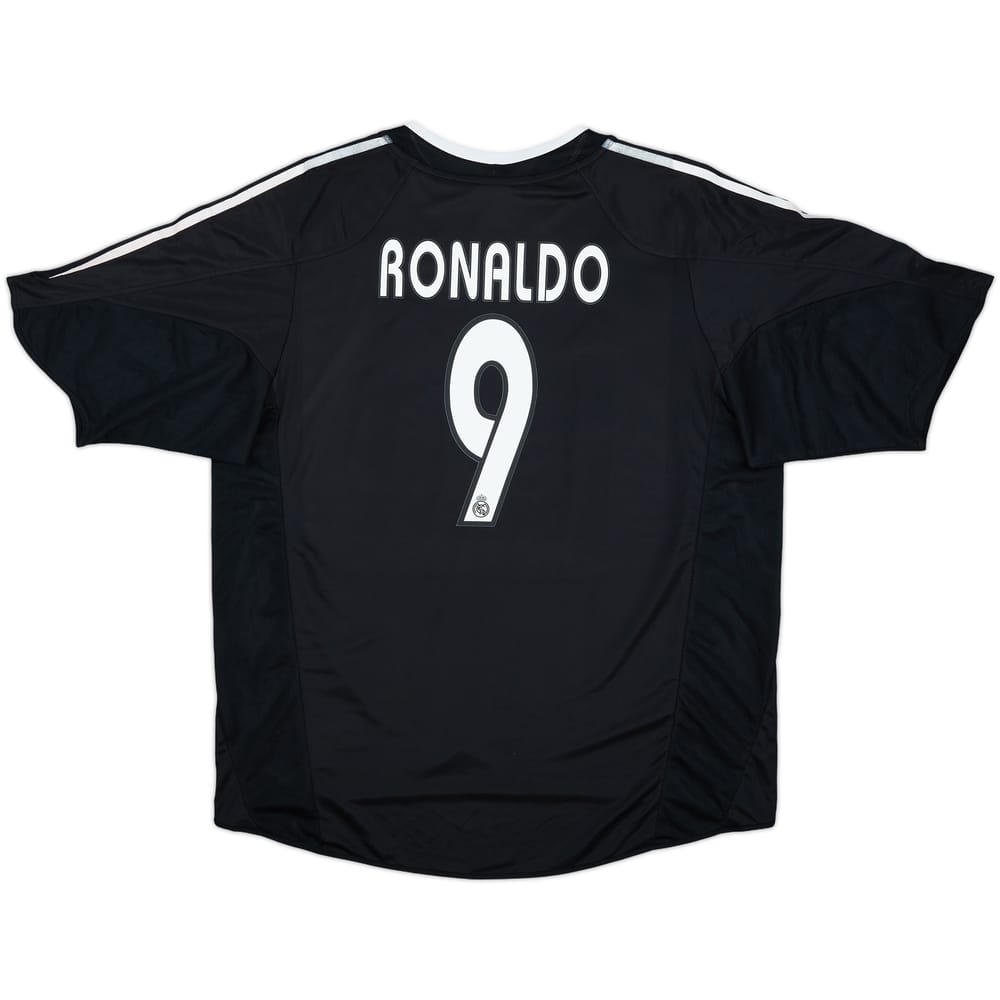 2004-05 Real Madrid Away Shirt Ronaldo #9 (XL)