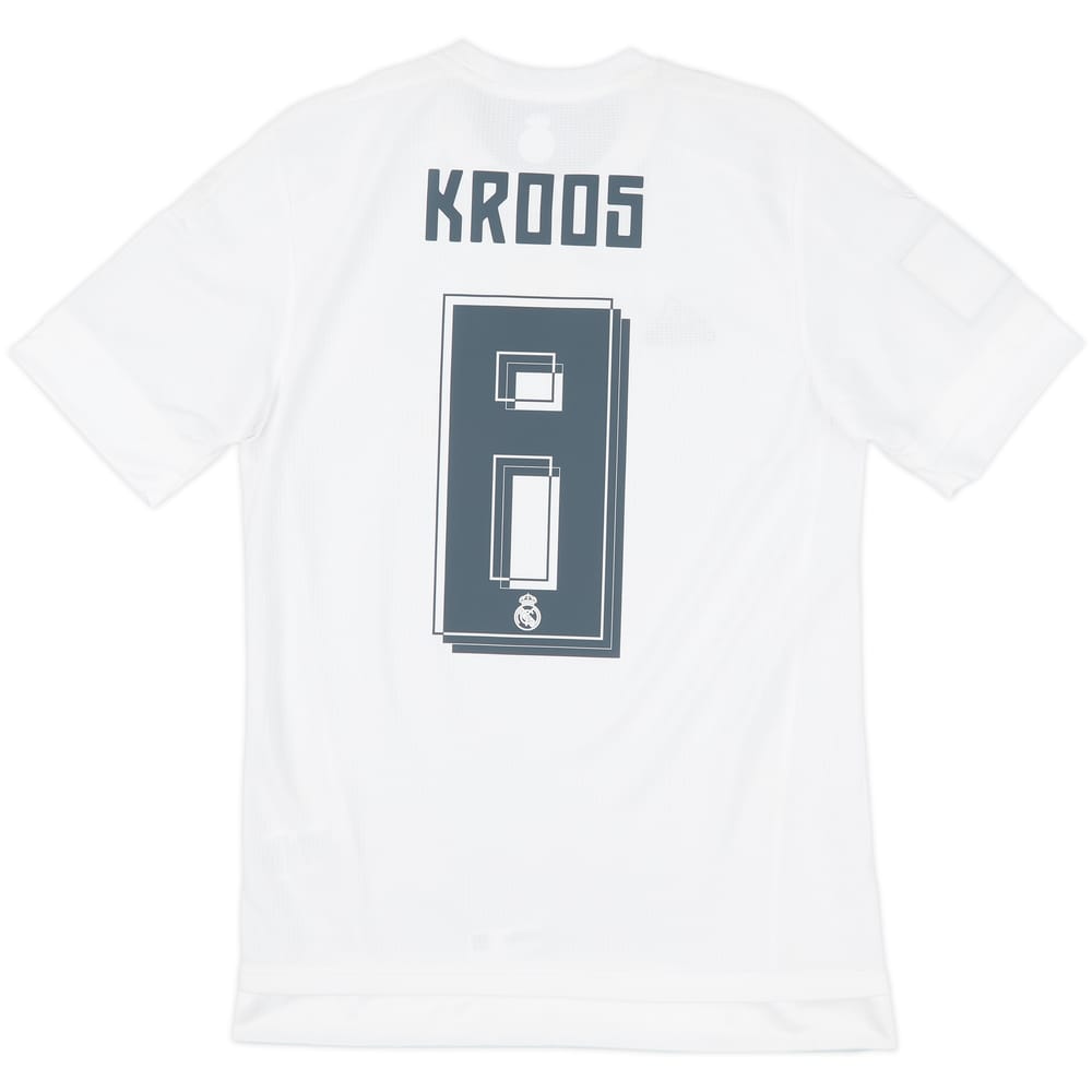 2015-16 Real Madrid Home Shirt Kroos #8 (S)