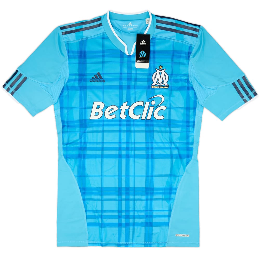 2010-11 Olympique Marseille Player Issue TechFit Away Shirt (XL)