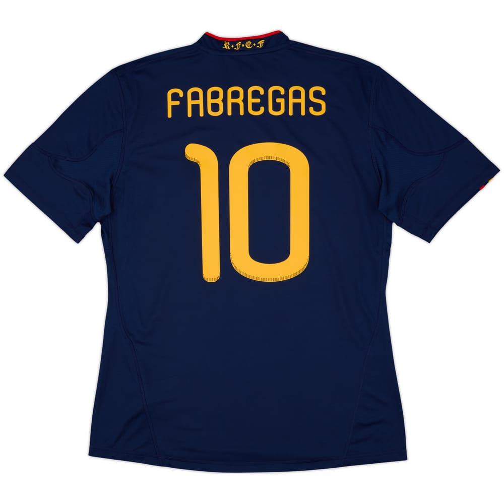 2010-11 Spain Away Shirt Fabregas #10 (L)