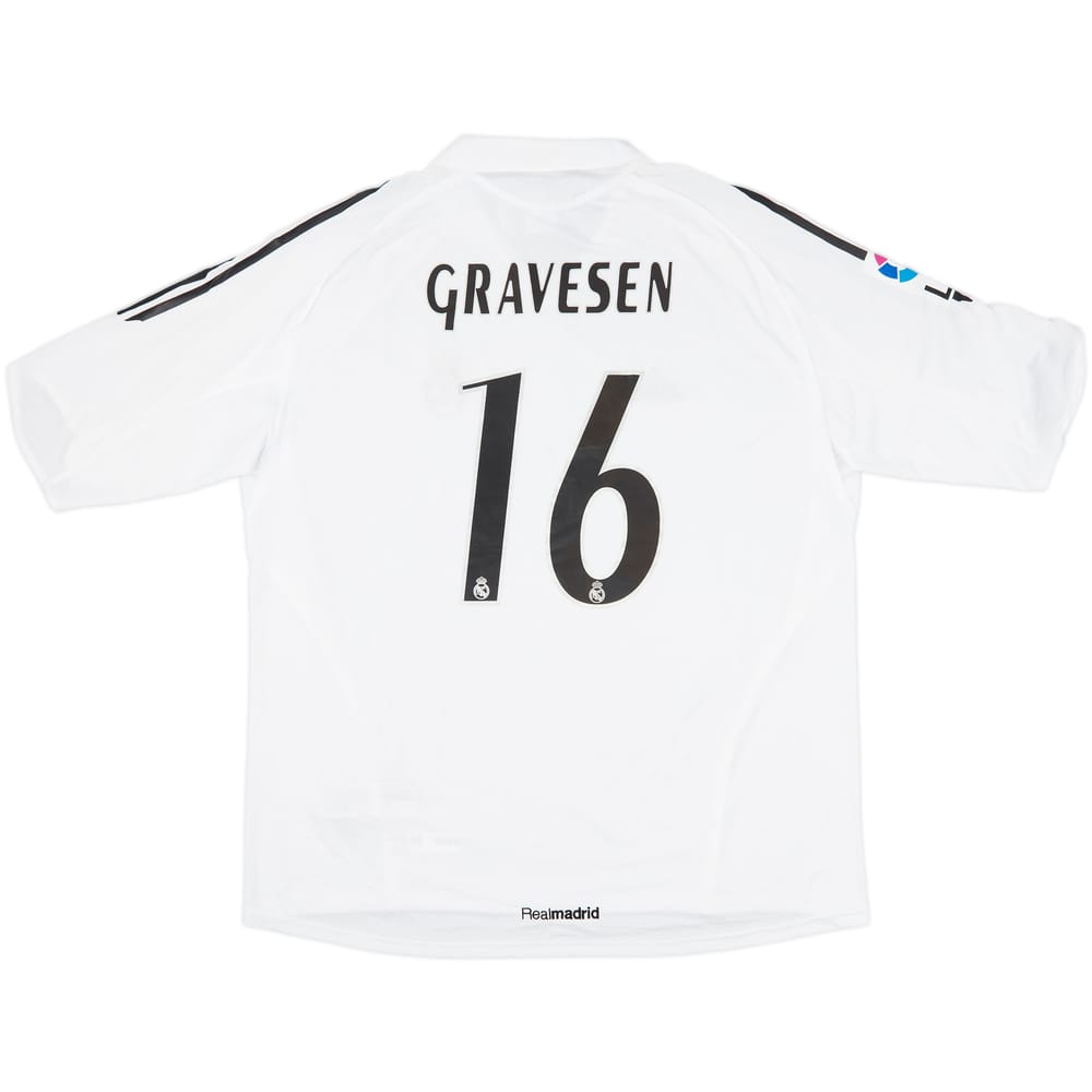 2005-06 Real Madrid Home Shirt Gravesen #16 (XXL)