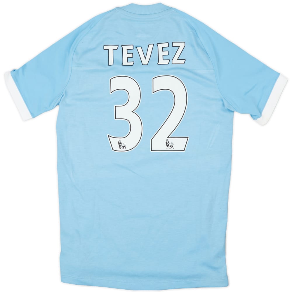 2010-11 Manchester City Home Shirt Tevez #32 (M.Boys)