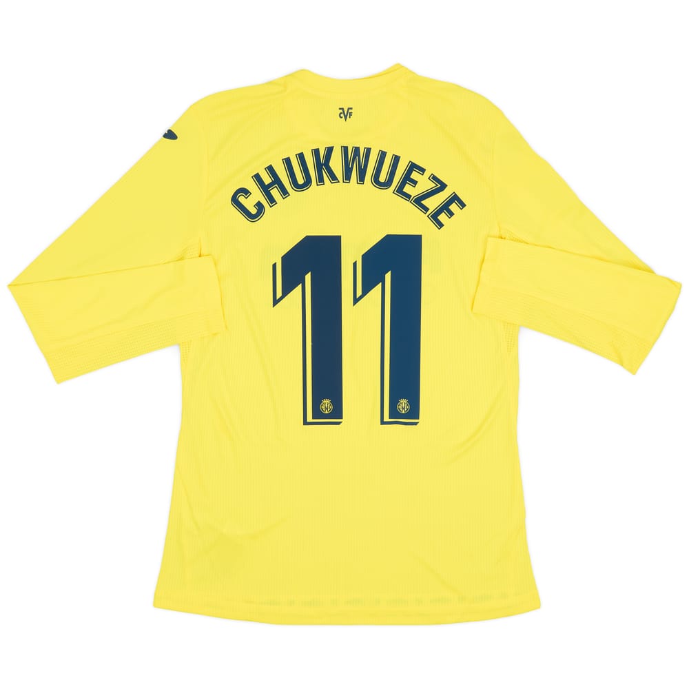 2020-21 Villarreal Home L/S Shirt Chukwueze #11 (M)