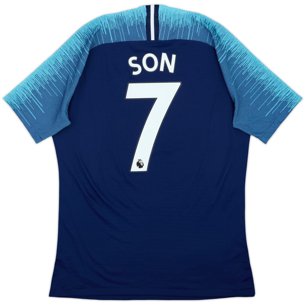 Camiseta de visitante versión jugador del Tottenham 2018-19 Son #7 - 8/10 - (L)