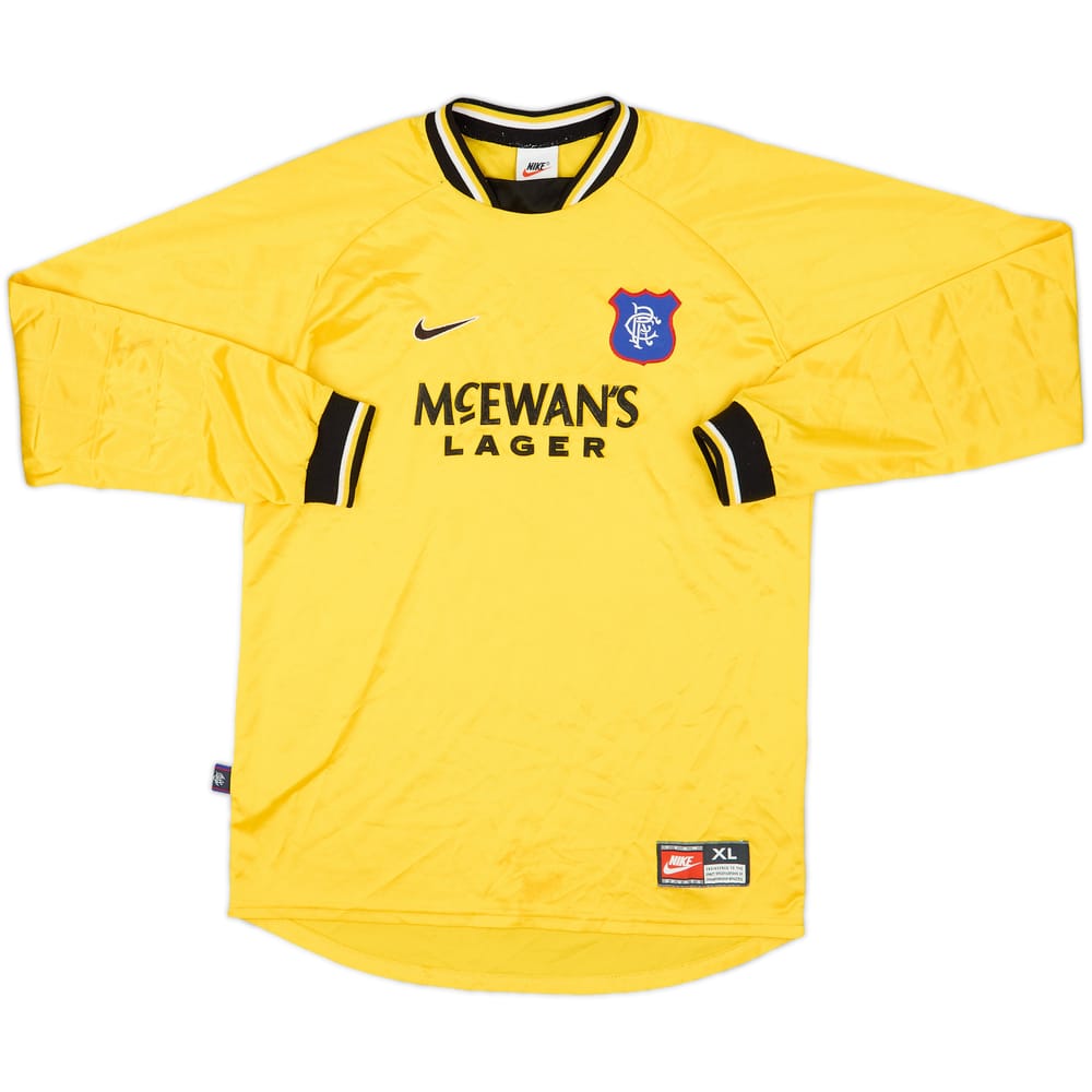 1997-99 Rangers GK Shirt - 7/10 - (XL.Boys)