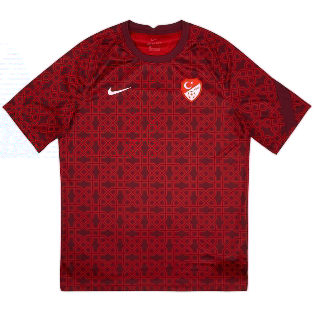 2020-22 Turkey Nike Pre-Match Training Shirt - 10/10 - (L)