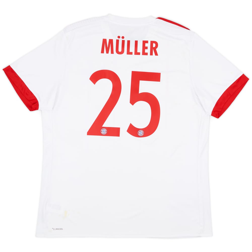 2017-18 Bayern Munich European Third Shirt Muller #25 - 6/10 - (XL)